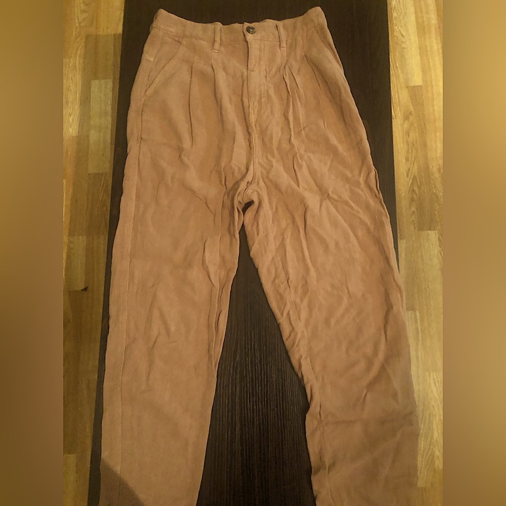 We The Free- Tan linen pants